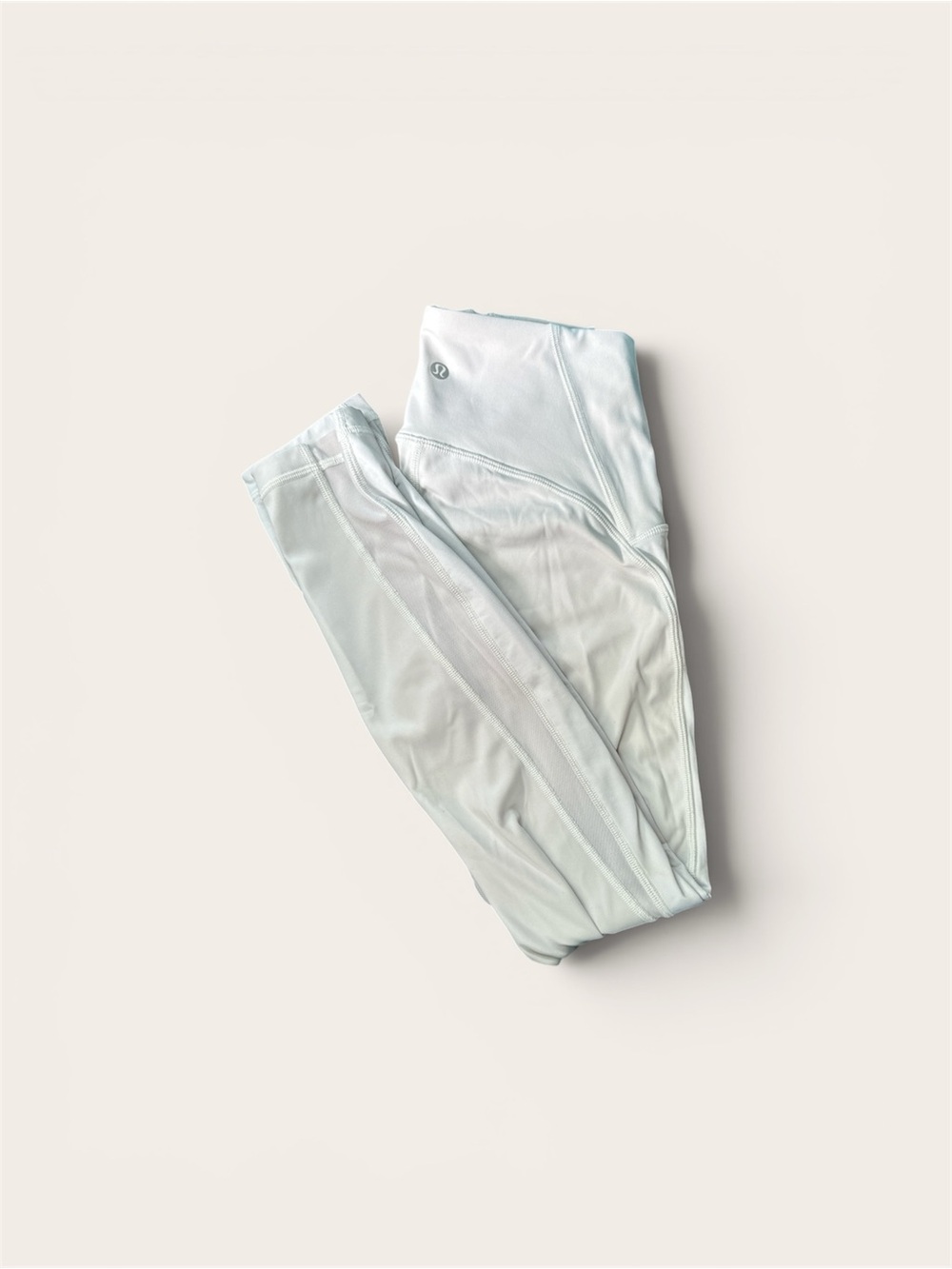 White Lululemon Mesh Active Leggings